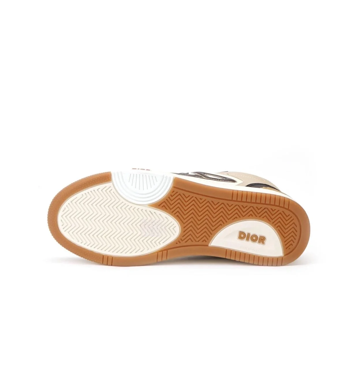 디올 B57 미드탑 스니커즈 블랙 & 크림