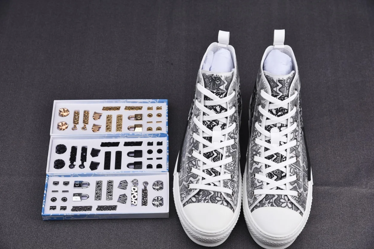 디올 x 숀 B23 하이탑 스니커즈