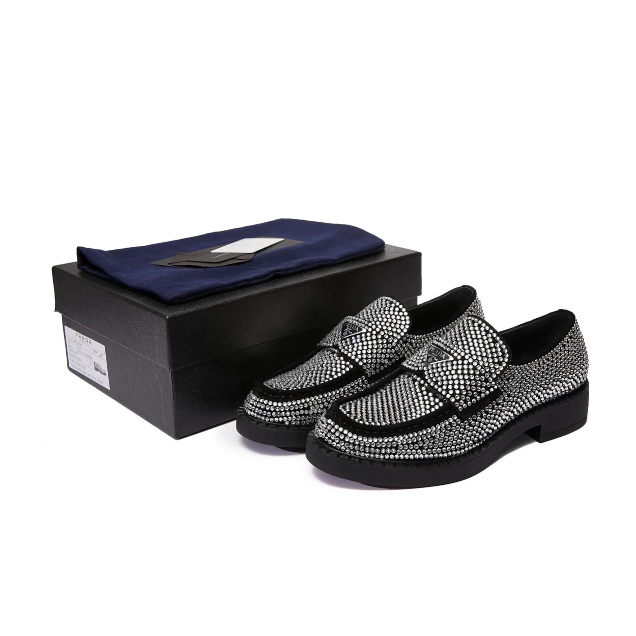 프라다 로퍼 삼각 로고 크리스 구두 슈즈