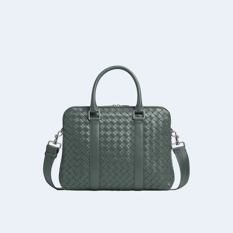 보테가 베네타 브리프케이스 슬레이트 컬러