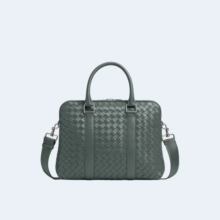 보테가 베네타 브리프케이스 슬레이트 컬러