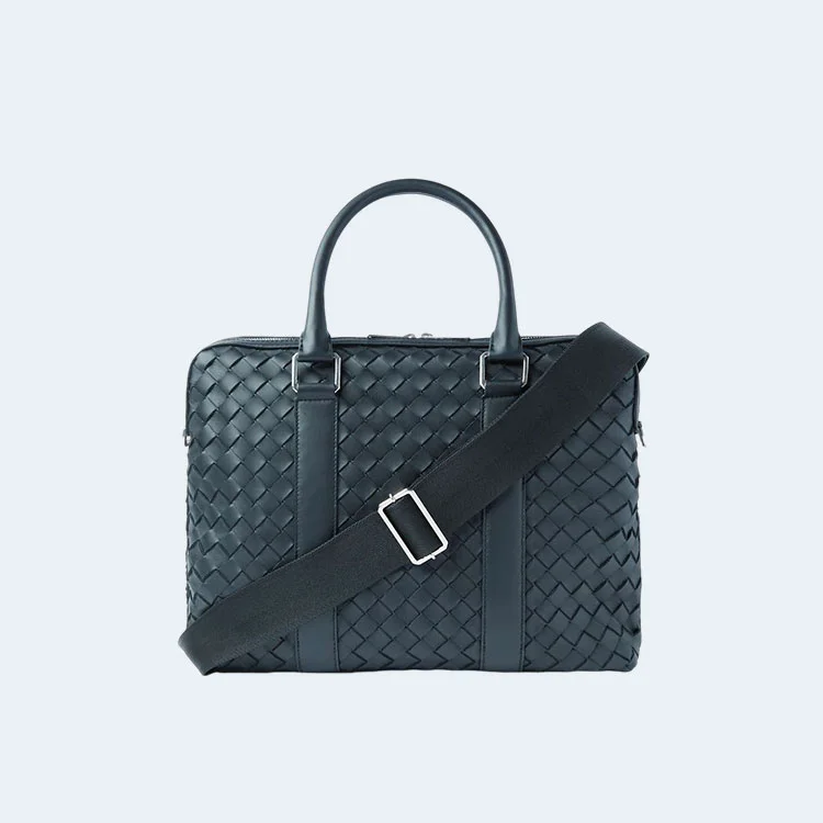 보테가 베네타 인트레치아토 레더 브리프케이스