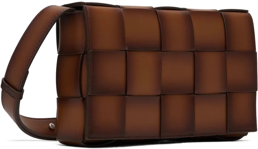 보테가 베네타 미디엄 카세트 백 브라운