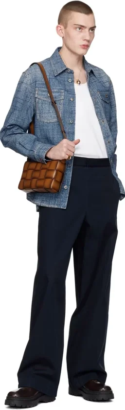 보테가 베네타 미디엄 카세트 백 브라운