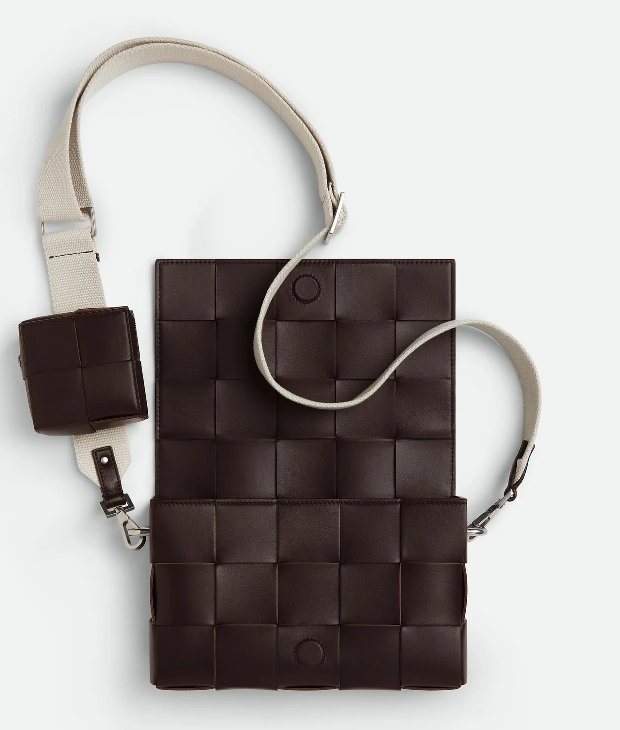 보테가 베네타 스트랩 투톤 카세트 백