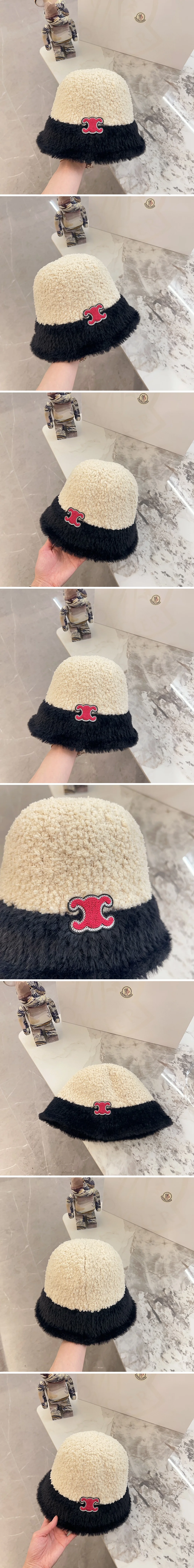 셀린느 24SS 신상 투톤 버킷햇 벙거지 보닛햇 상세 이미지 2