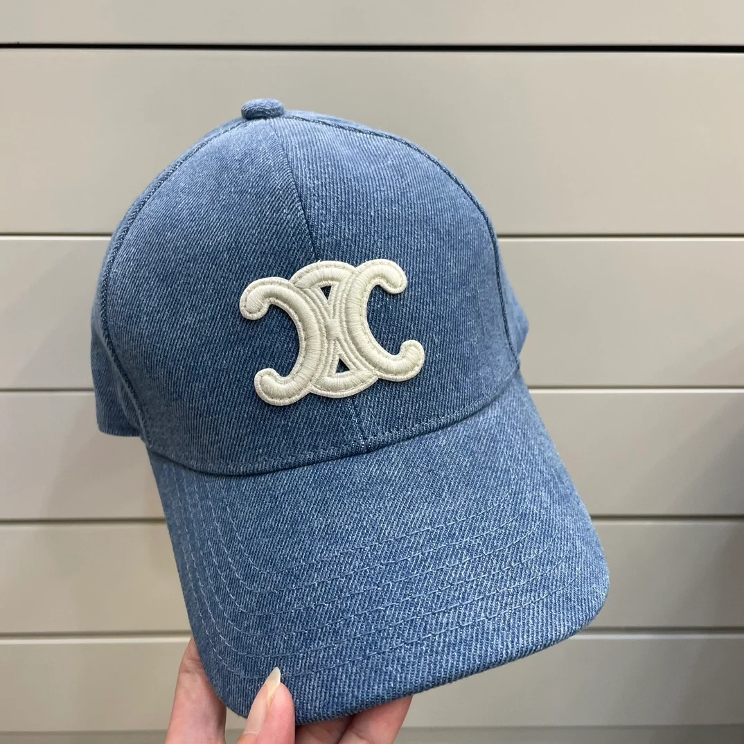 셀린느 트리오페 베이스볼 데님 볼캡