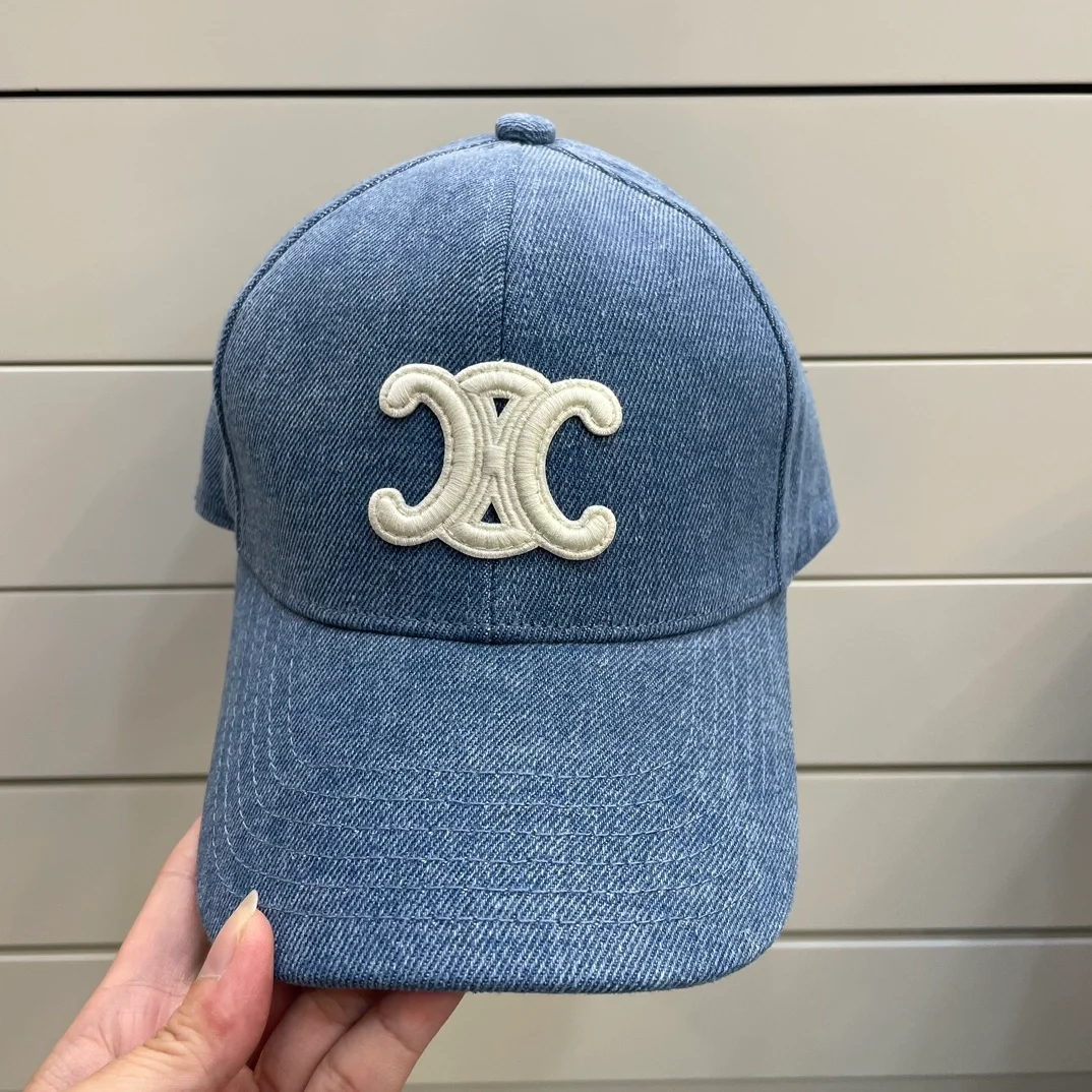 셀린느 트리오페 베이스볼 데님 볼캡