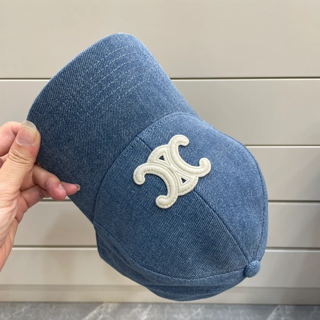 셀린느 트리오페 베이스볼 데님 볼캡