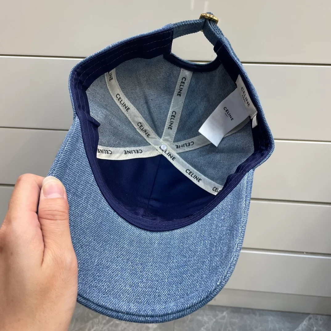 셀린느 트리오페 베이스볼 데님 볼캡