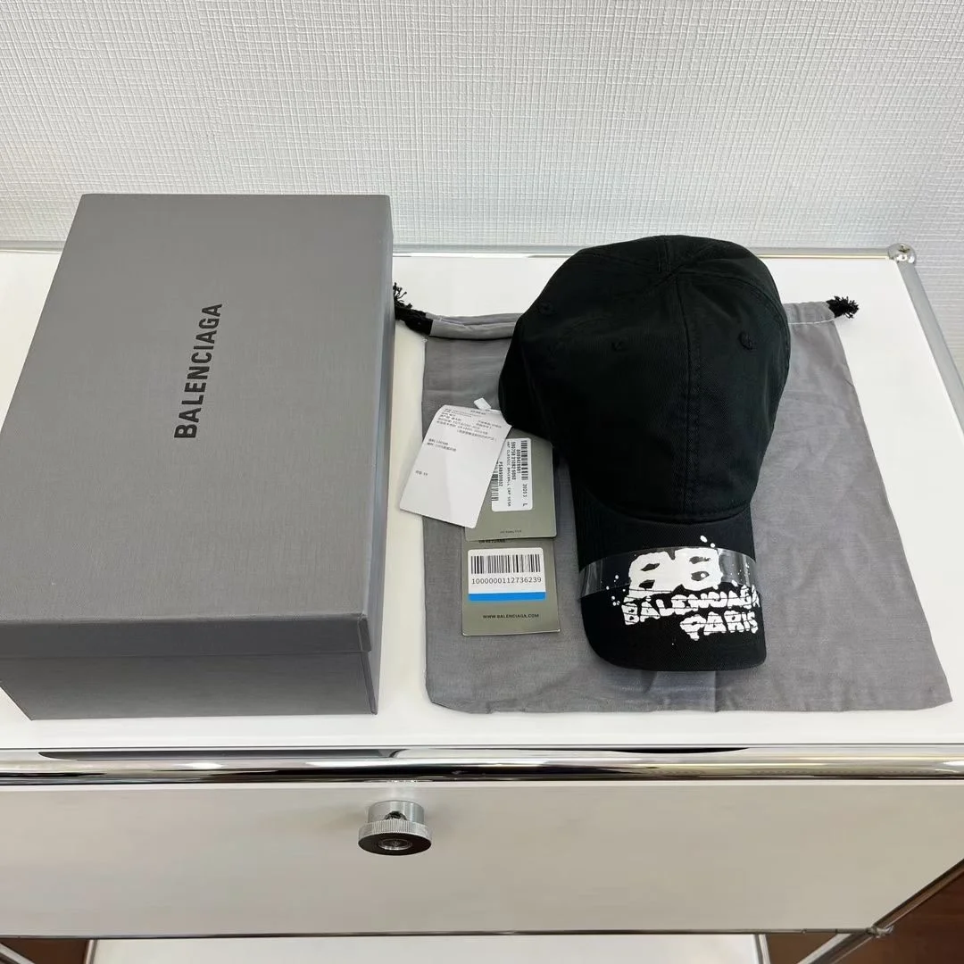 발렌시아가 핸드드론 BB 아이콘 볼캡 블랙