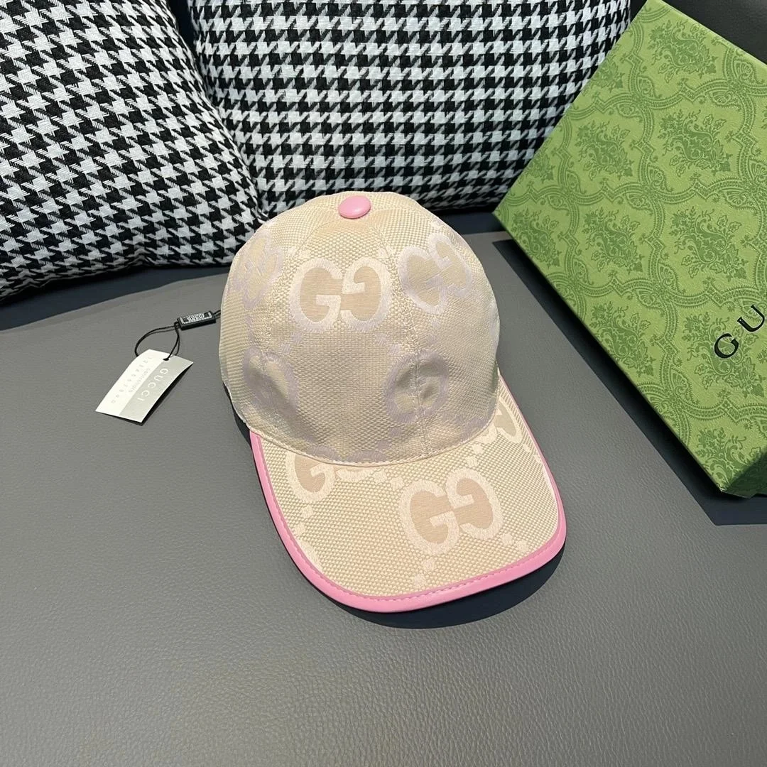 구찌 GG 베이지 핑크 베이스볼 캡