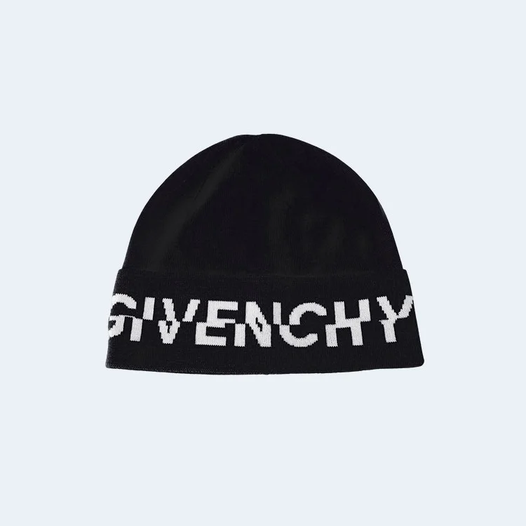 지방시 블랙 울 비니