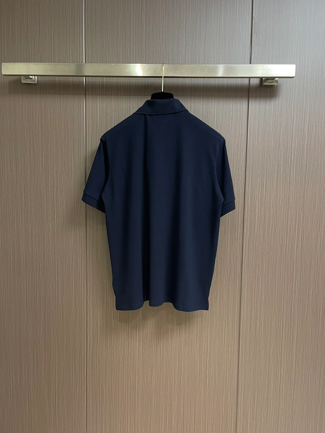미우미우 코튼 피케 폴로 셔츠 네이비