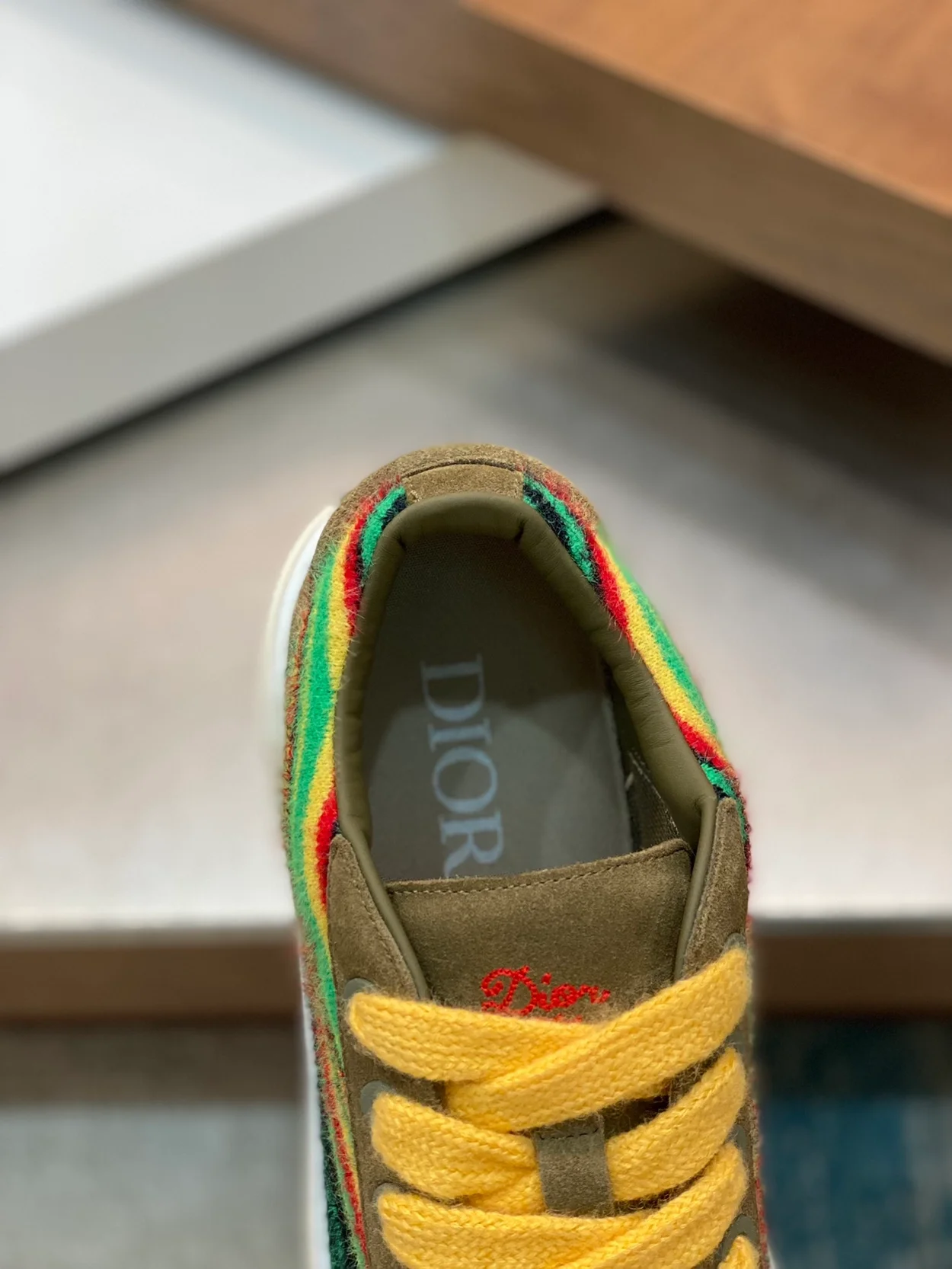 디올 B33 티어스 지퍼 블루종