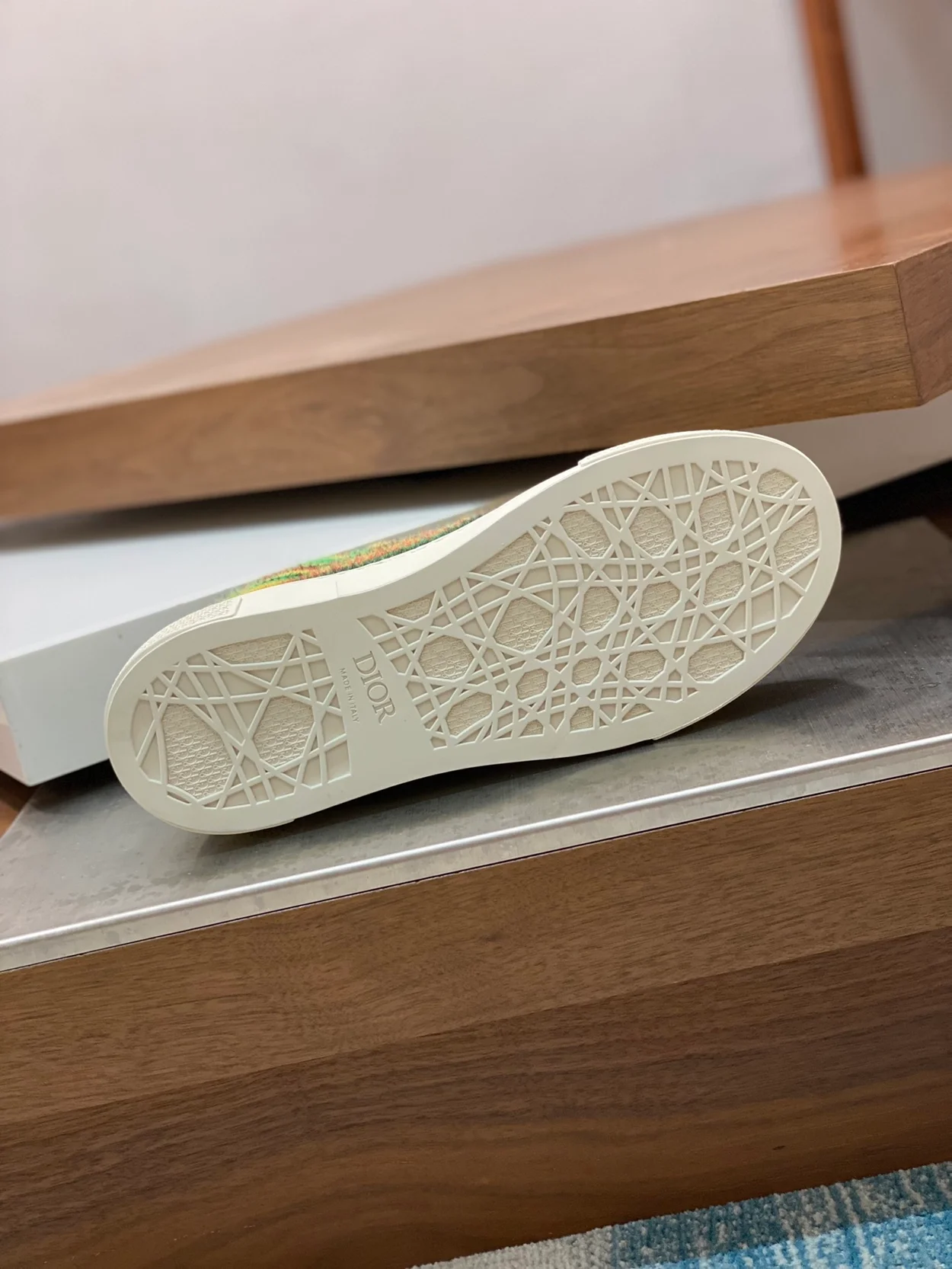 디올 B33 티어스 지퍼 블루종