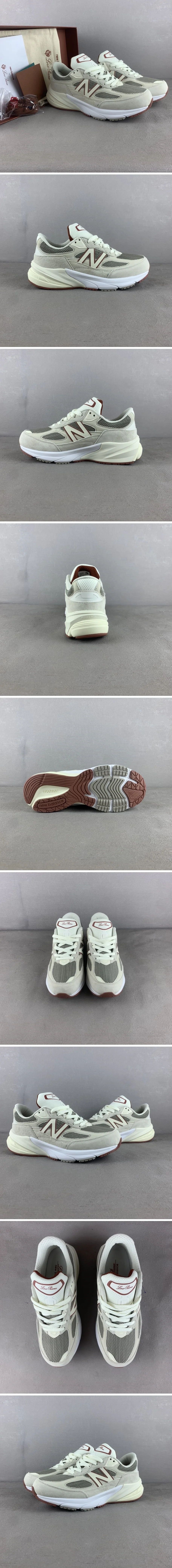 로로 피아나 X 뉴발란스 990v6 메이드 인 USA 크림