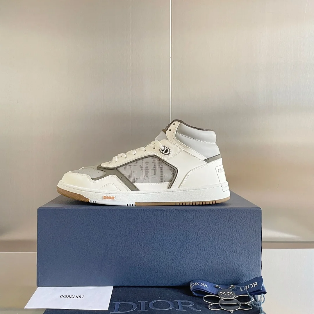 디올 남성 B27 하이탑 스니커즈 크림