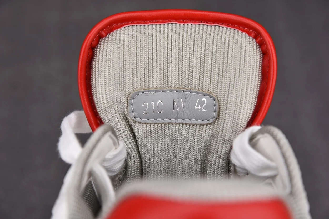 디올 B27 로우탑 스니커즈 화이트 레드