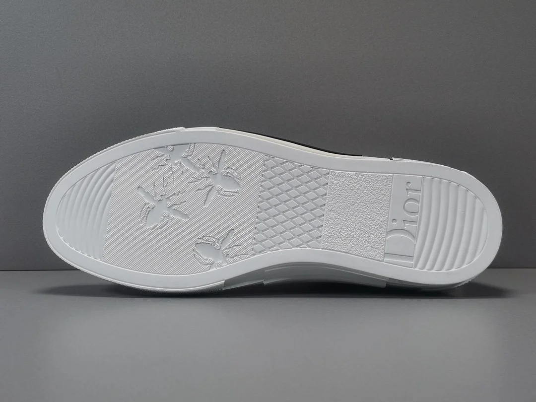 디올 B23 하이 디올 오블리크 캔버스 화이트