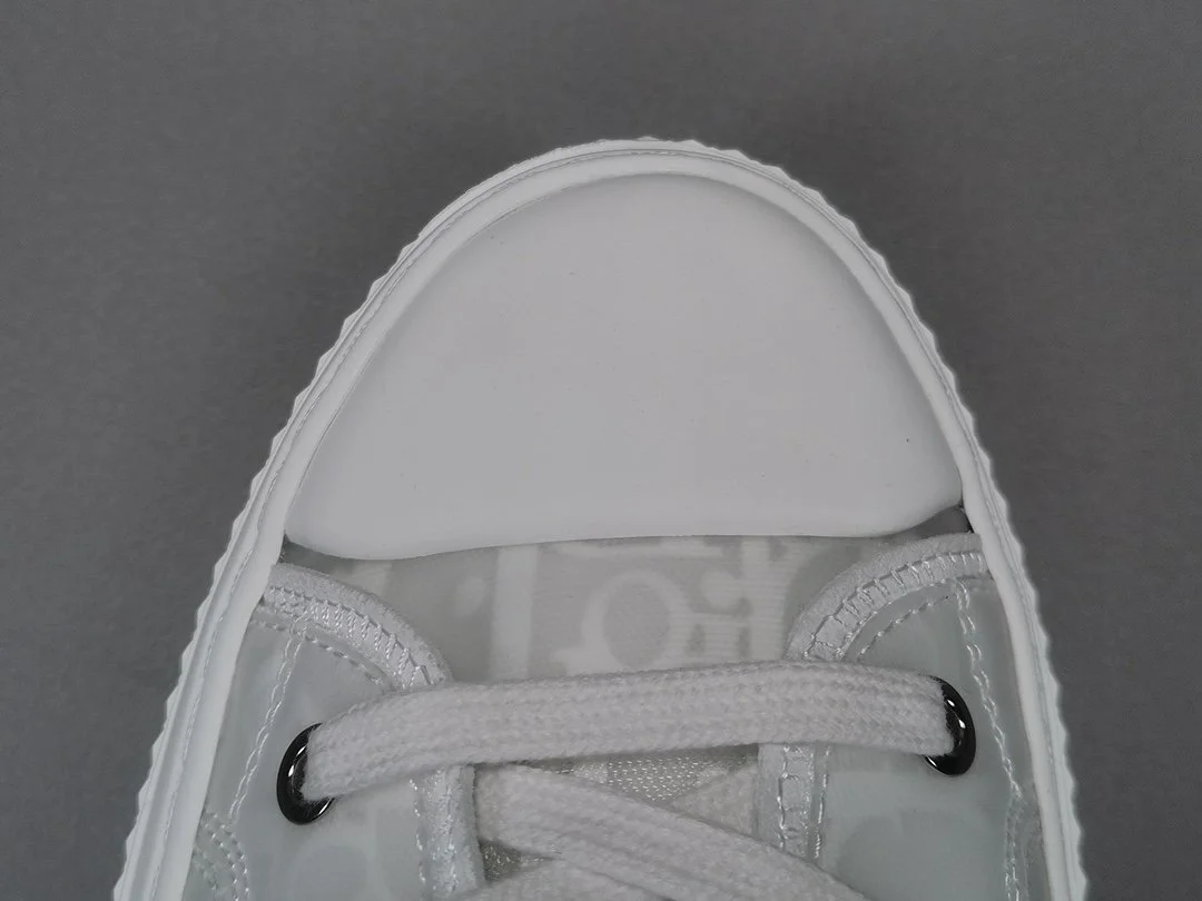 디올 B23 하이 디올 오블리크 캔버스 화이트