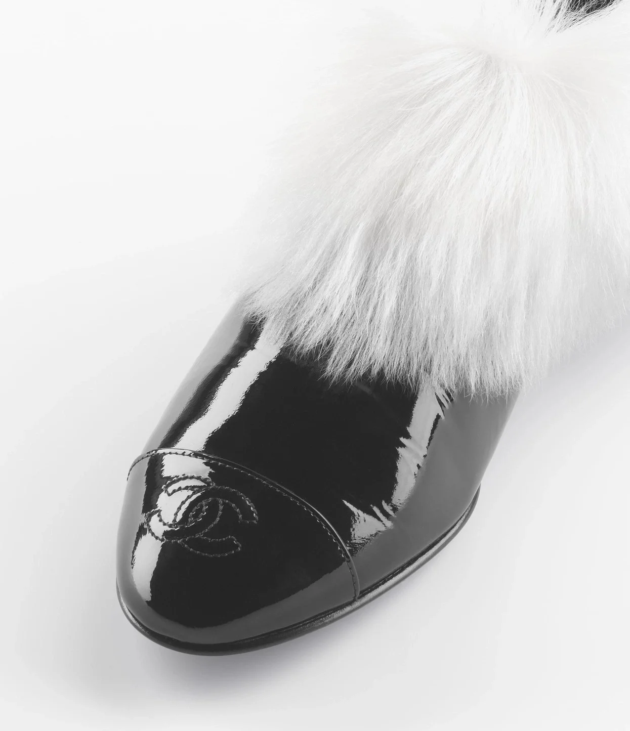 샤넬 양가죽 쇼트 부츠