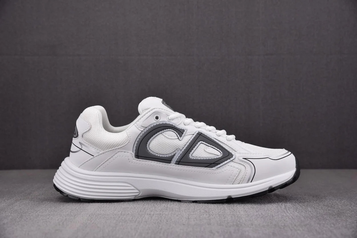 디올 B30 스니커즈 화이트 메시 & 테크니컬 패브릭