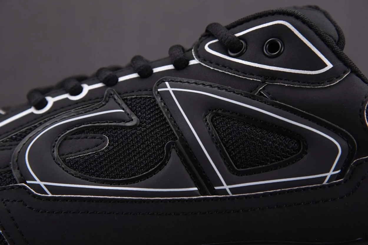 디올 B30 스니커즈 블랙 메시 & 테크니컬 패브릭