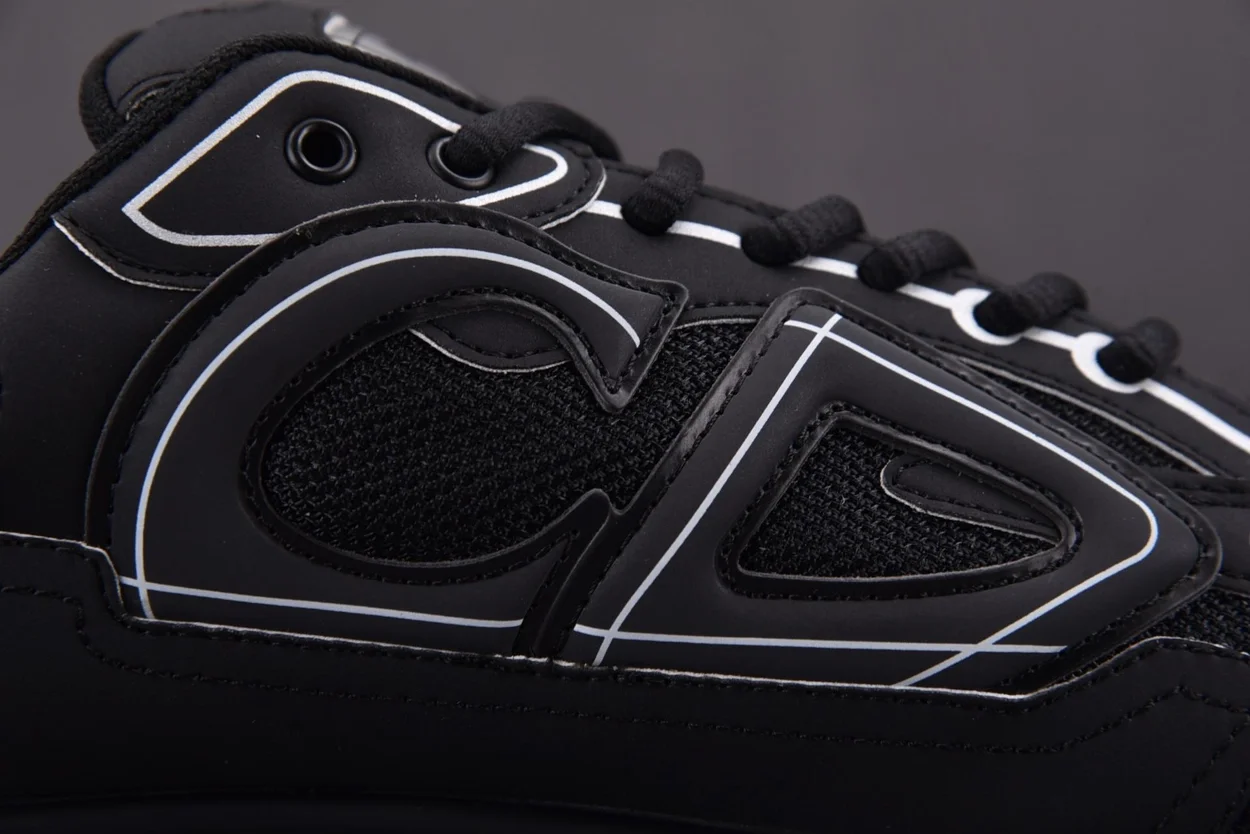 디올 B30 스니커즈 블랙 메시 & 테크니컬 패브릭