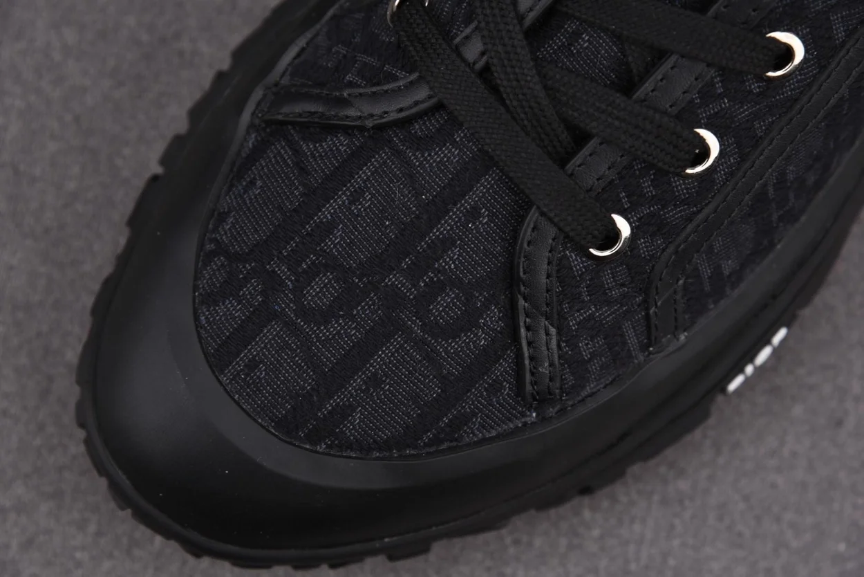 디올 B28 하이탑 스니커즈 블랙 러버