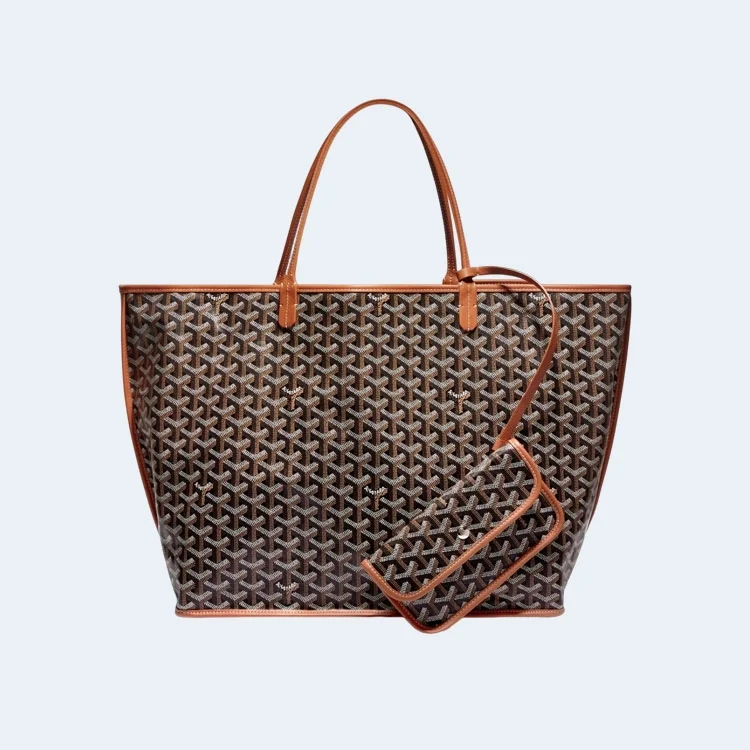 고야드 앙주 백 GM 블랙탄 블랙