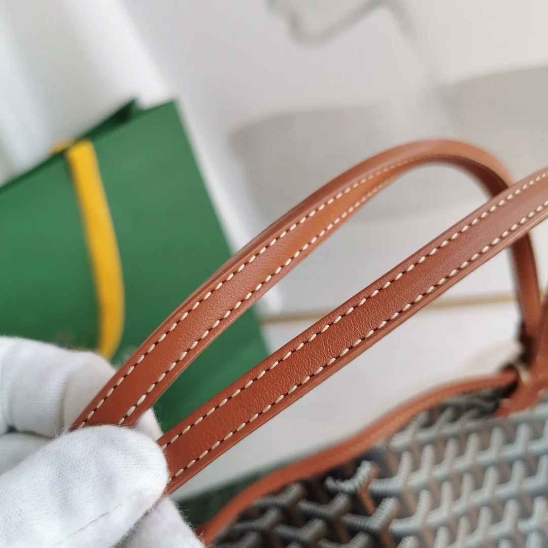 고야드 앙주 백 GM 블랙탄 블랙