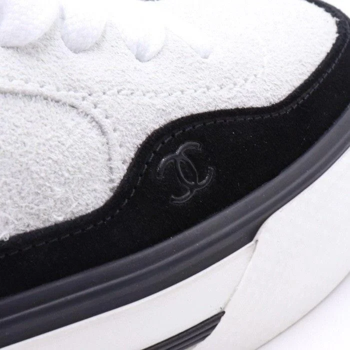 샤넬 CC로고 벨벳 스웨이드 스니커즈