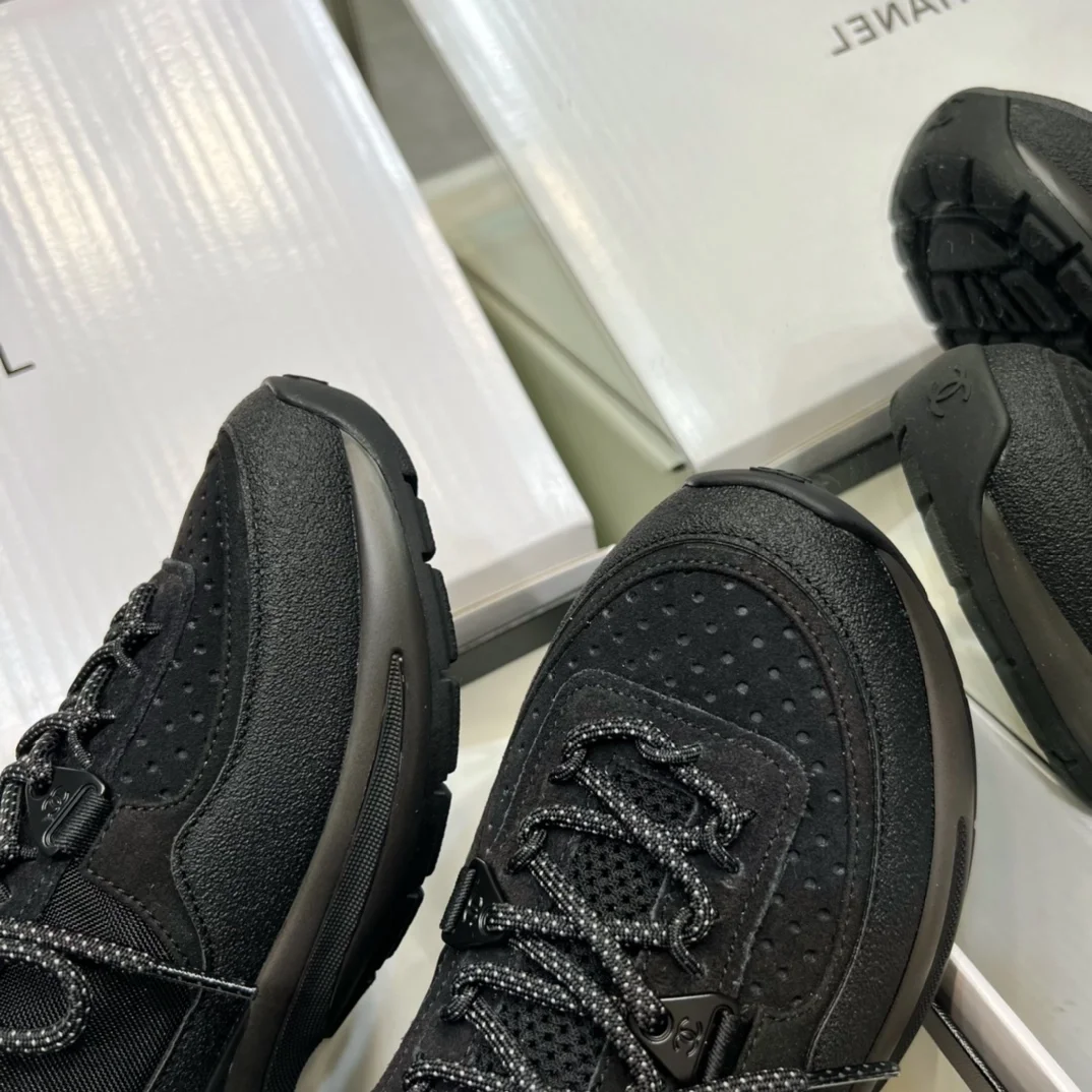 샤넬 cc로고 스피트 트레이너 스니커즈