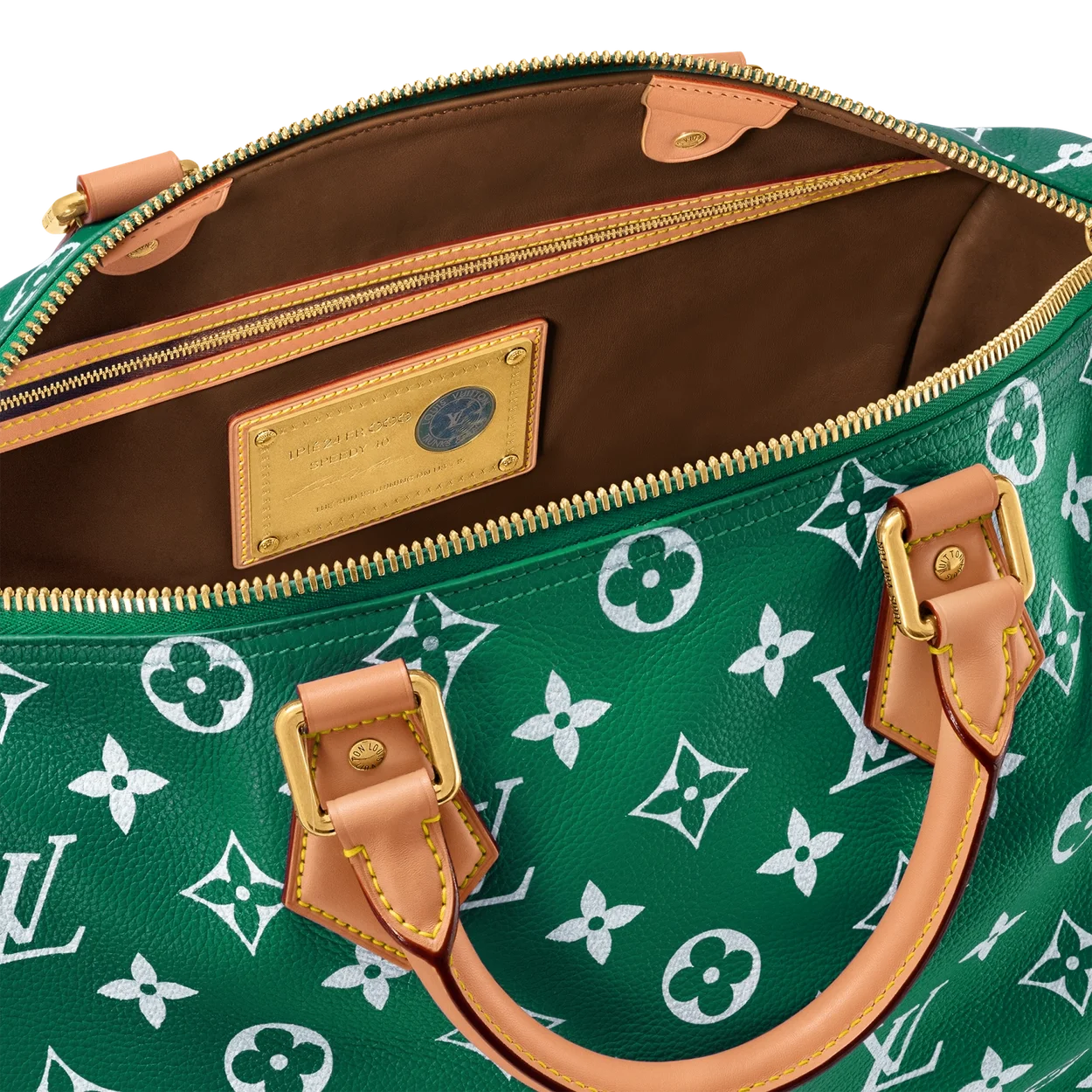 루이비통 런웨이 스피디 P9 반둘리에 40 그린 M24417