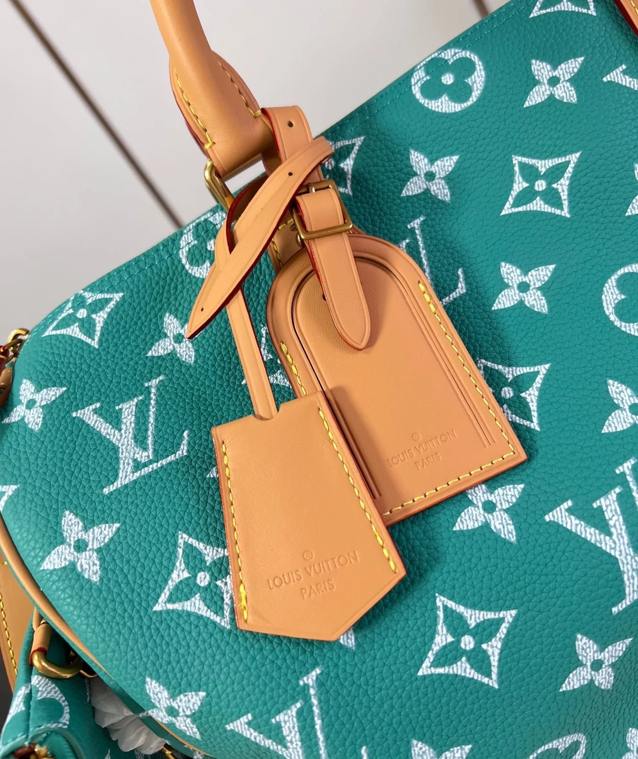 루이비통 런웨이 스피디 P9 반둘리에 40 그린 M24417