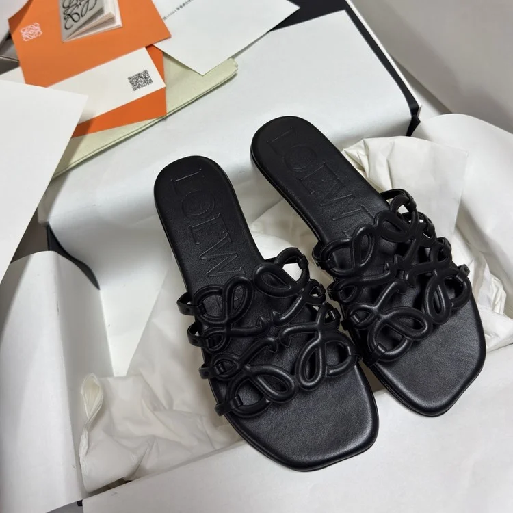 로에베 페탈 애너그램 슬라이드 슬리퍼