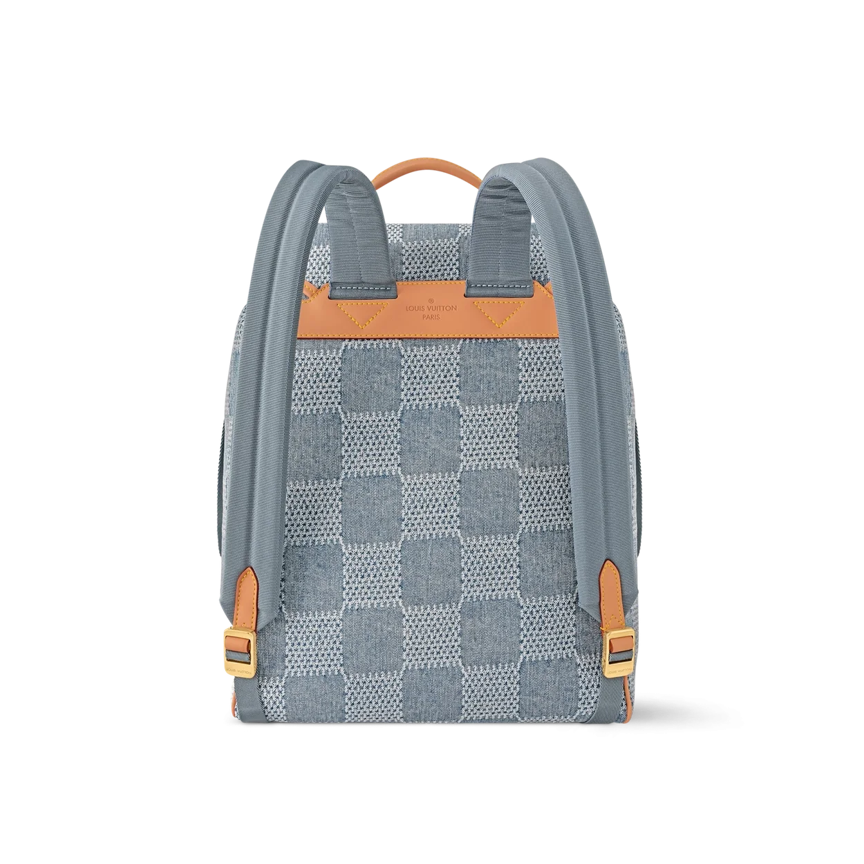 루이비통 몽수리 백팩 다미에 데님 블루 N40708