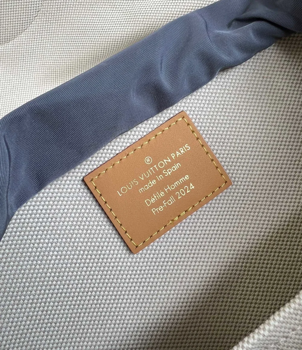 루이비통 몽수리 백팩 다미에 데님 블루 N40708