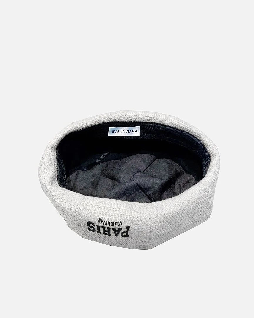 발렌시아가 파리스 화이트 베레모