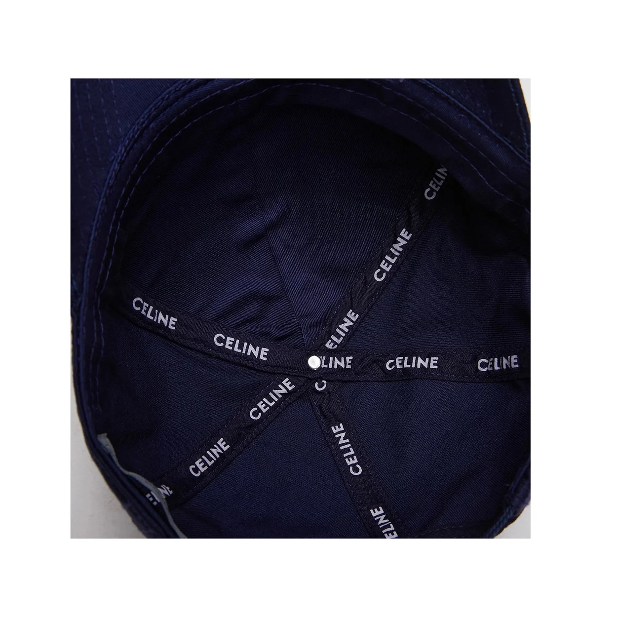 셀린느 이니셜 베이스볼 캡 네이비