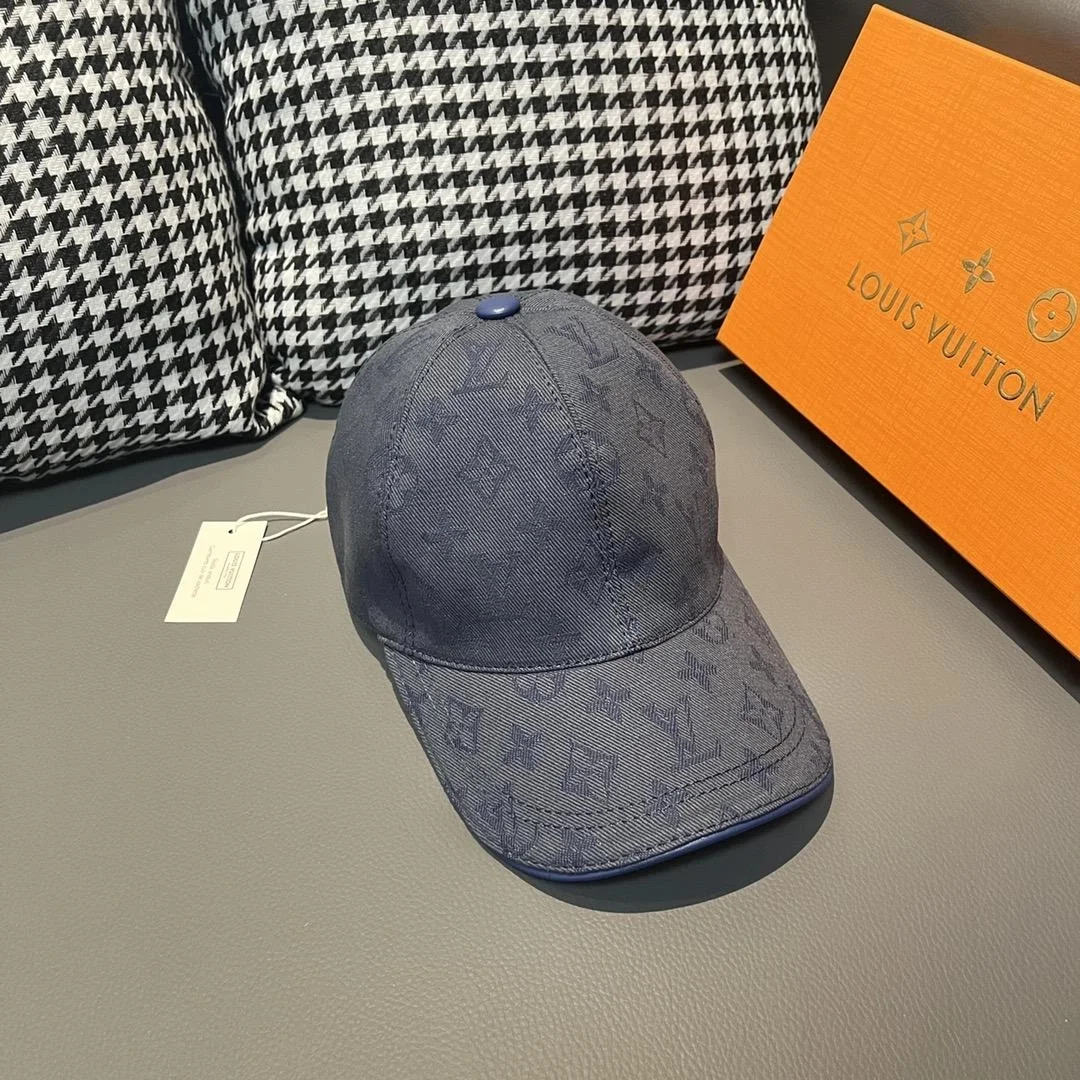 루이비통 풀 자카드 챠콜 베이스볼 캡