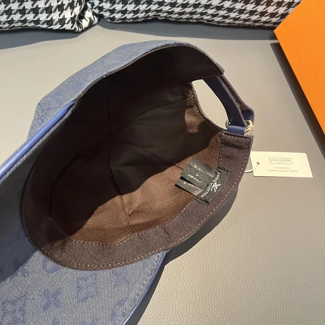 루이비통 풀 자카드 챠콜 베이스볼 캡