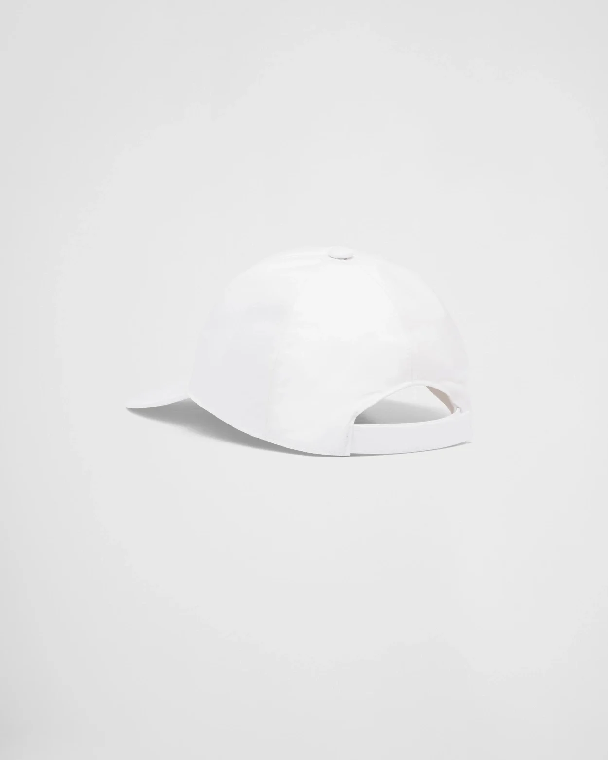 프라다 리나일론 화이트 베이스볼 캡