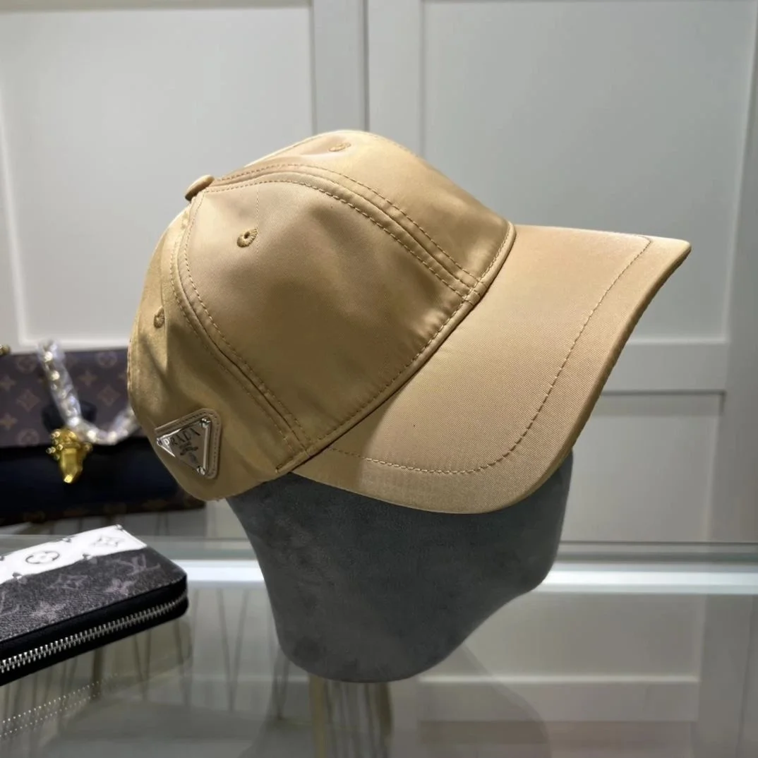 프라다 리나일론 베이지 베이스볼 캡