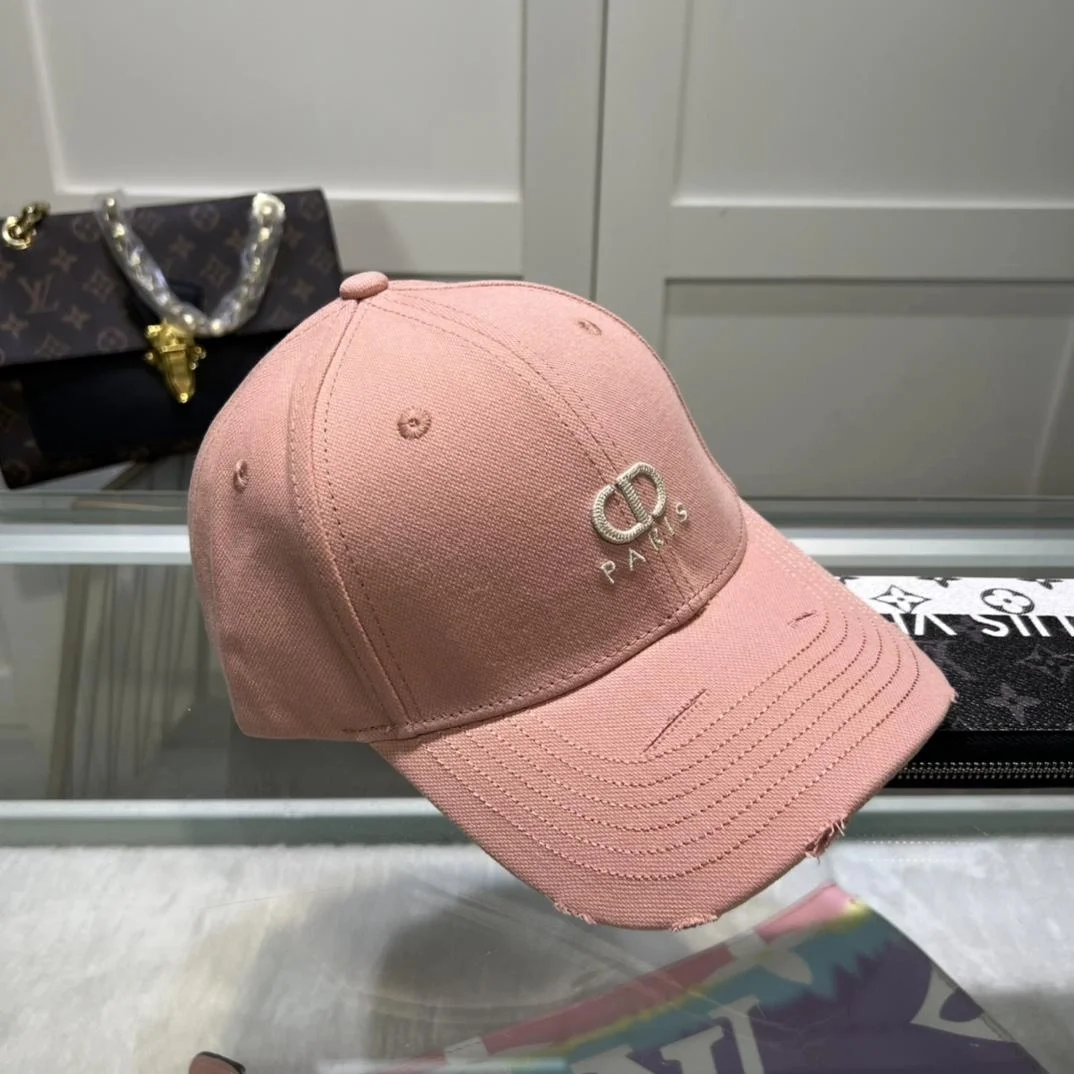 디올 빈티지 코랄 핑크 캡
