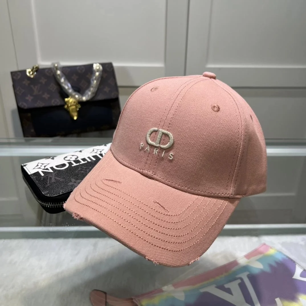 디올 빈티지 코랄 핑크 캡