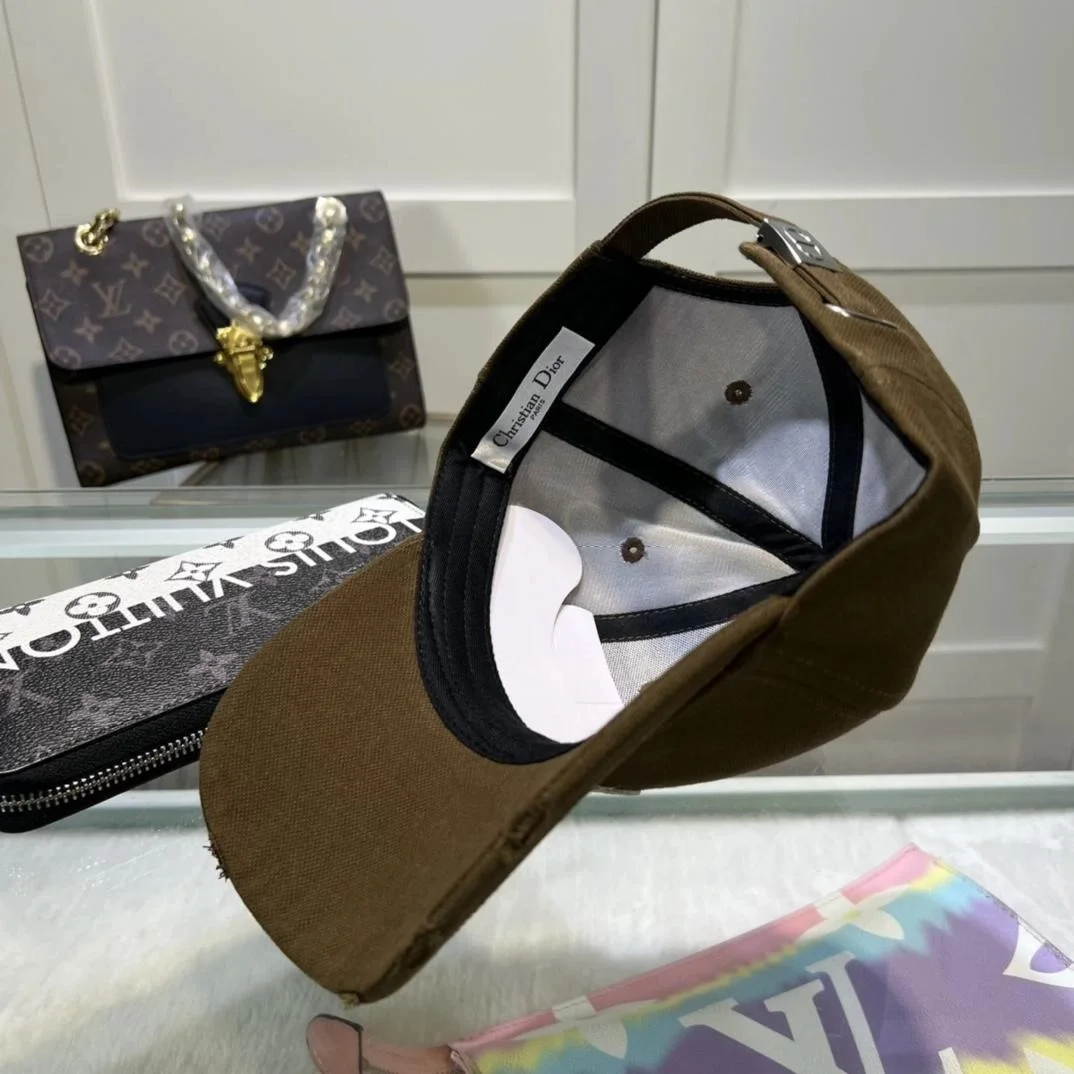 디올 빈티지 브라운 캡
