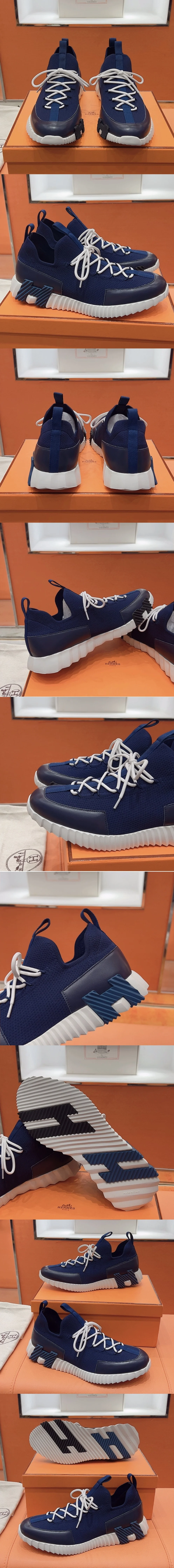 에르메스 리프트 슬립 온 스니커즈