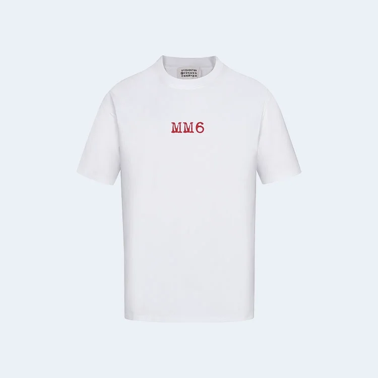 메종 마르지엘라 탑스 썬머 화이트 티셔츠